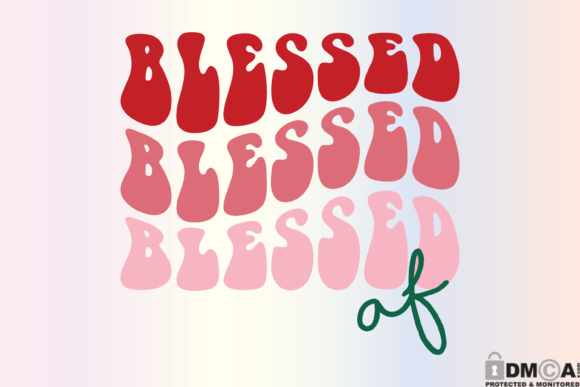 Blessed SVG & PNG: Graphics for Print Templates