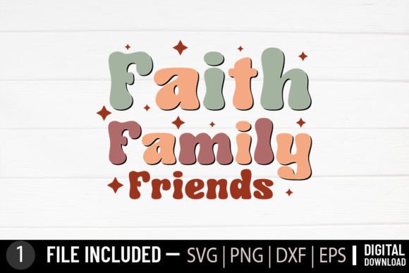 Faith Family Friends Graphics for Christian Crafts