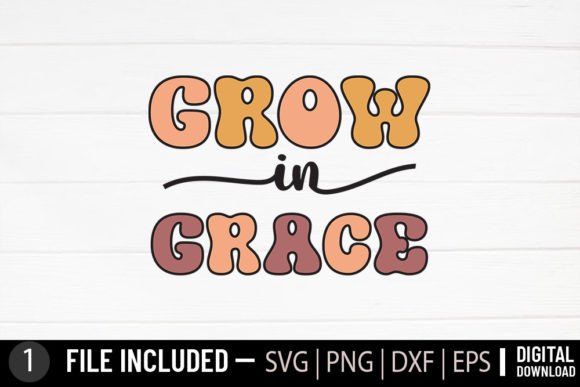 Grow in Grace Graphics for Faith-Based Crafts Branding