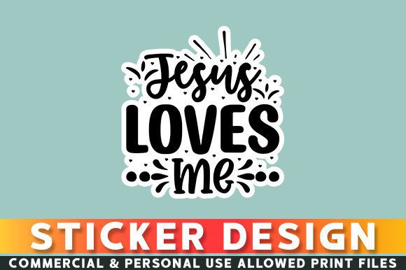 Jesus Loves Me Sticker Design: An Embroidery Review