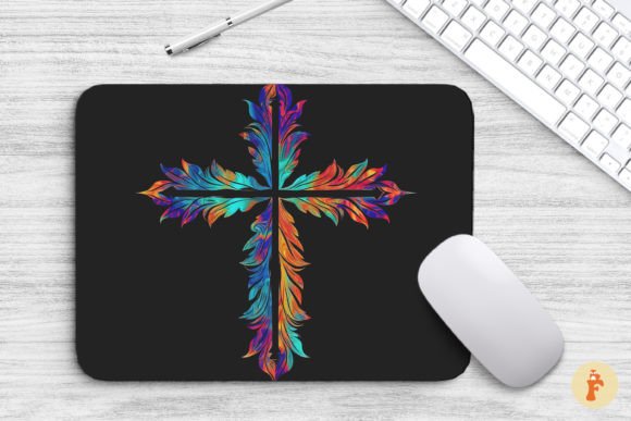 Stylized Cross Graphics: Faith Backgrounds Review
